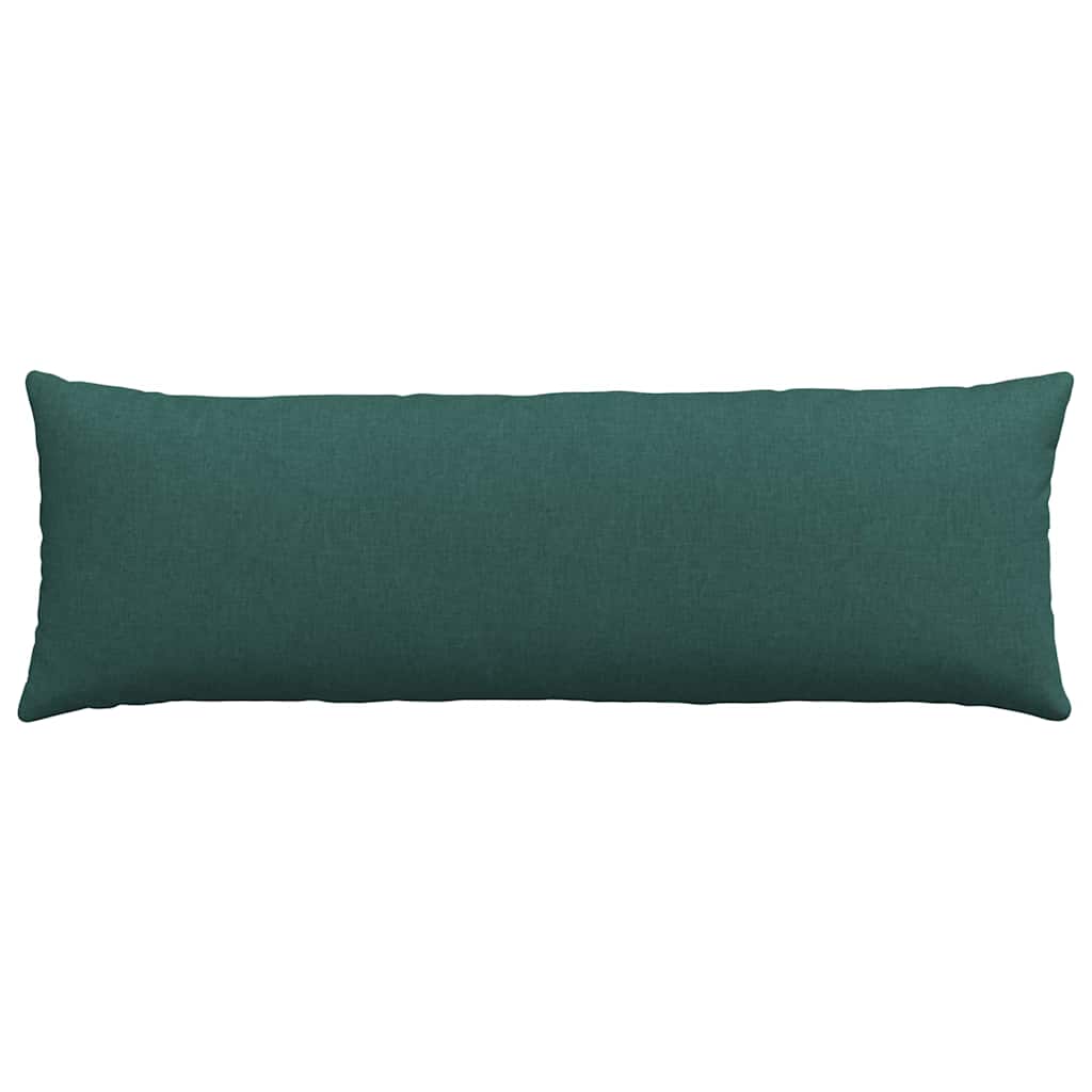Sofa Cushions 2 Pcs Dark Green 120 X 40 Cm Fabric