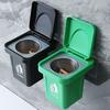 Trash Can Ashtray with Lid Removable Stainless Steel Inner Heavy
