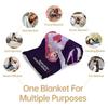 KPop D-Demon H-Hunters Stage Flannel Blanket Hot Anime Soft Warm Throw for Sofa Bed Cover Camping Travel Multifunctional Blanket