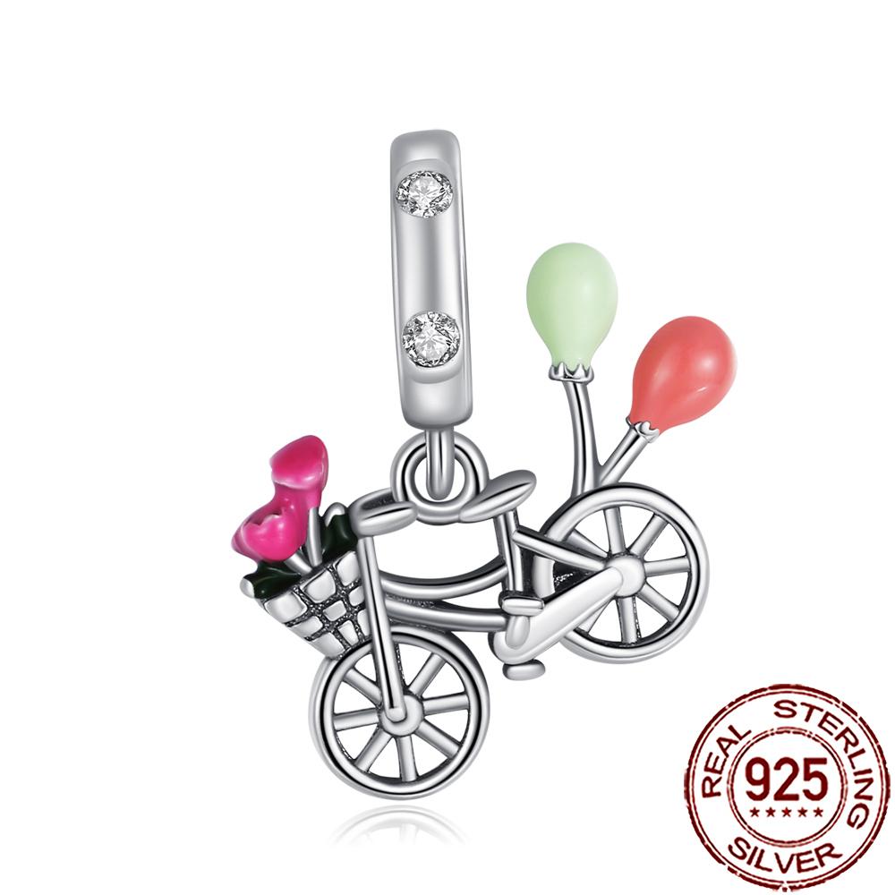 New Charms Copper Airplane Globe Suitcase Air Balloon Travel Beads Fit Original Bracelet Necklace Diy Jewelry