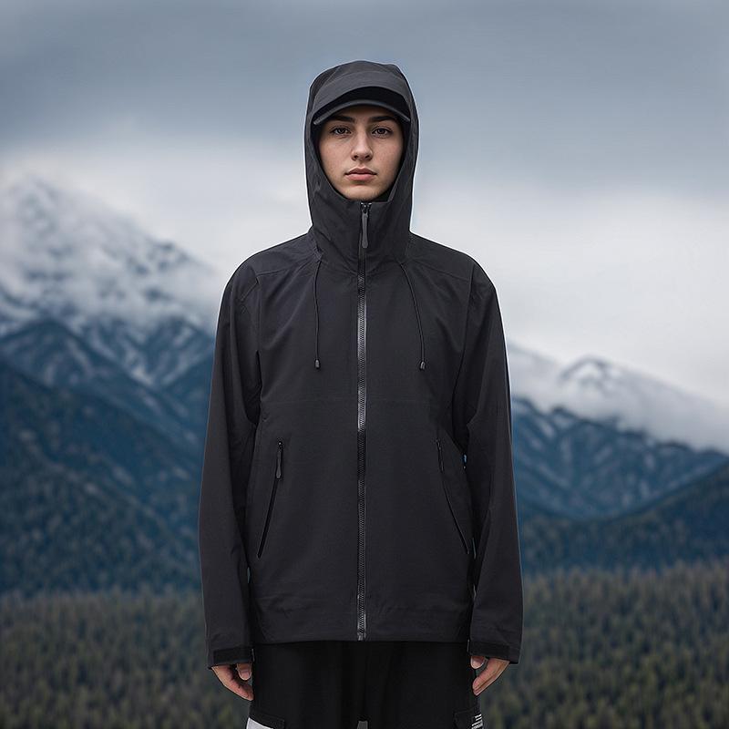 Nouvelle veste hardshell d'alpinisme d'extérieur pour homme, tissu triple épreuve, tendance mode, multicolore en option, manteau de couple