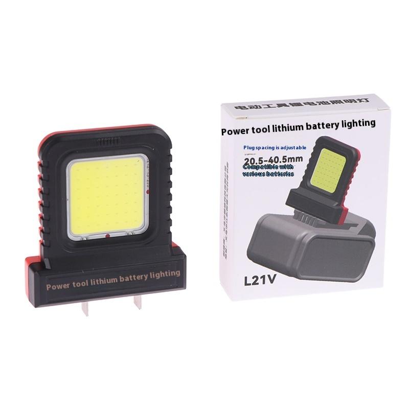 Lithium-Ion Battery Work Light Battery Lighting Led Work Lamp Portable Power Tool Lighting Accessories Long-Lasting Strong Light