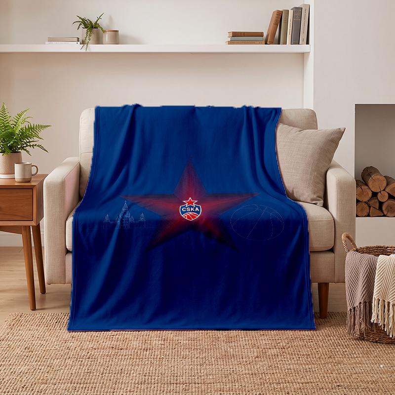 CSKA Moscow (23) Soft Warm Flannel Blankets Comfortable Blanket for Home Decoration Gifting