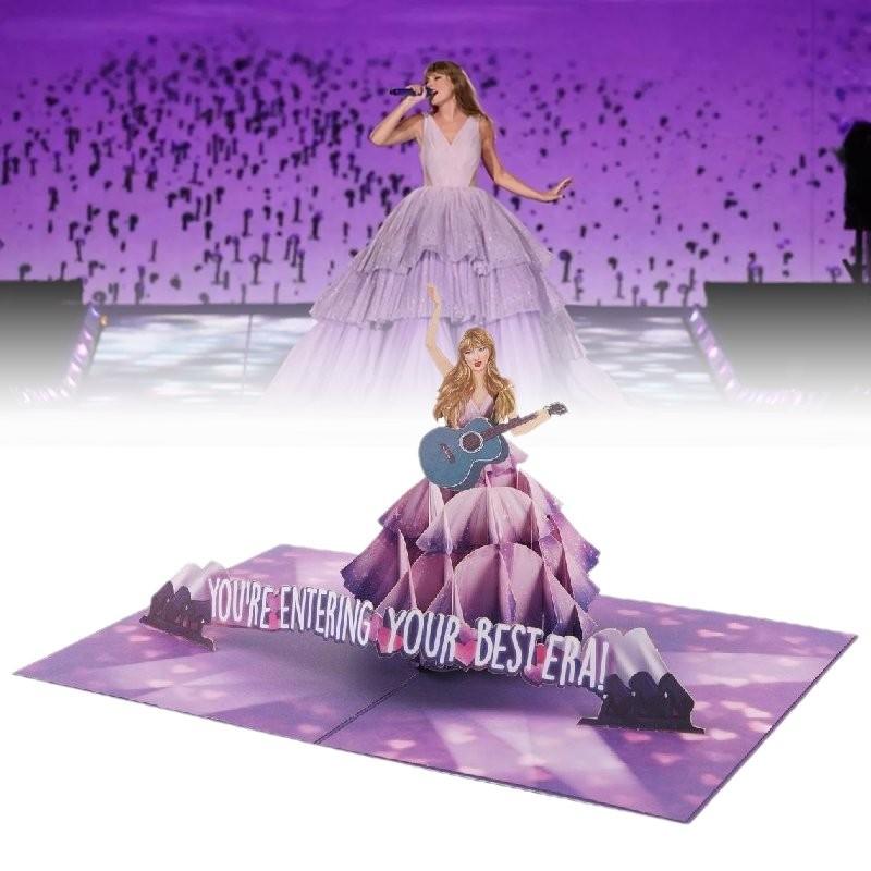 Swift Birthday Taylor Greeting Card Souvenir Collapsible Paper Material Gifts