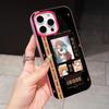 Engel Mahiru Shina Handyhülle für iPhone 17 16 15 14 13 12 11 Air Pro Max Plus Jelly Doppelschicht Rose Rot Hülle