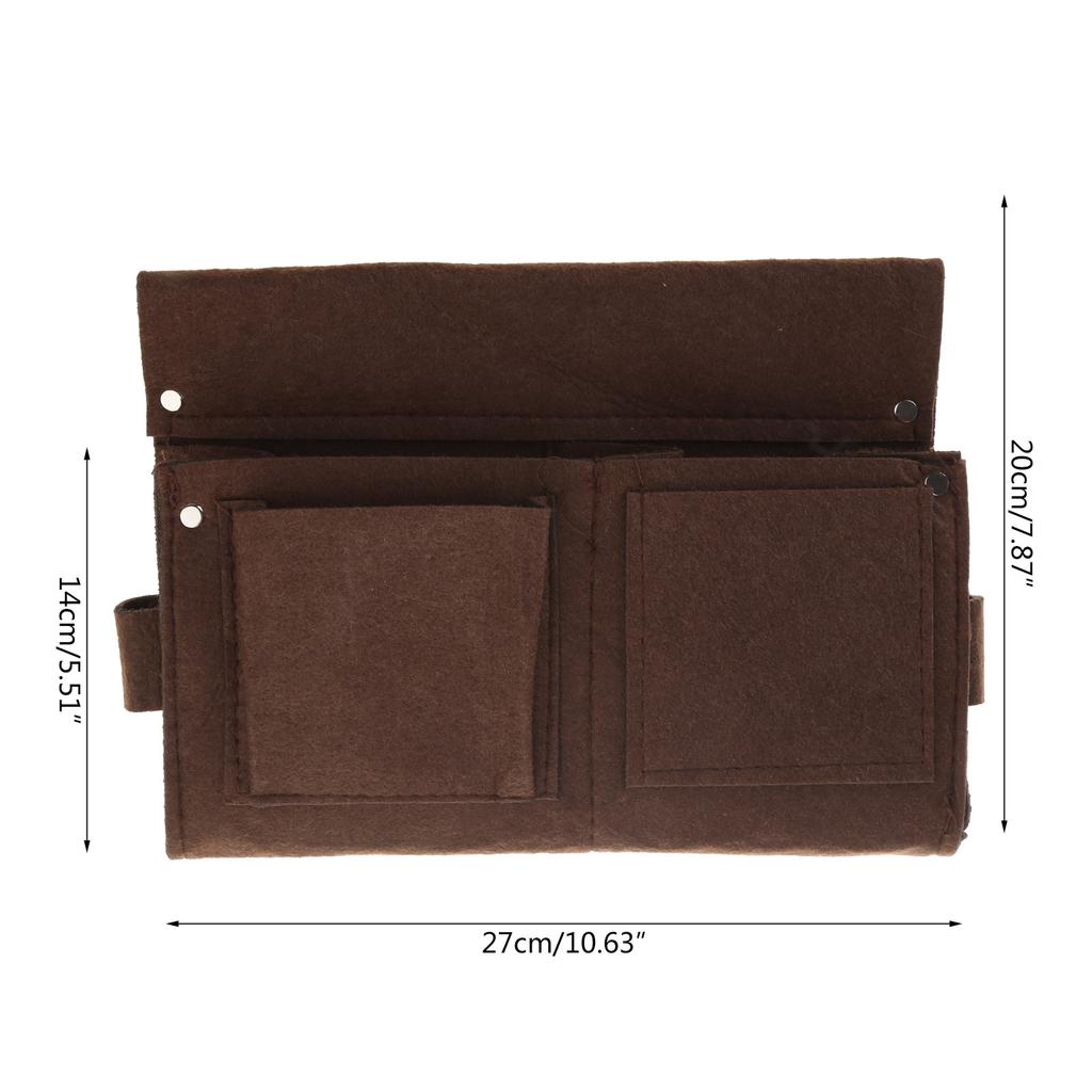 Durable Canvas Tool Bag with Adjustable Waist Belt for Carrying Nails and Tools Woodworking Nail Waist Pocket