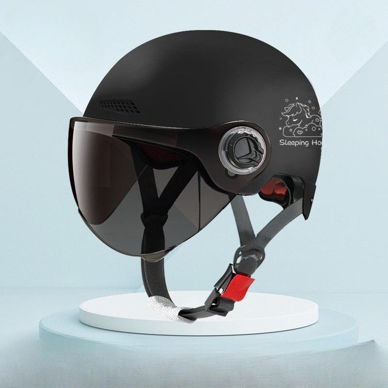Electric Vehicle Four-season Helmet Motorcycle Helmet Summer Sun Protection Women's Helmet Men's Electric Vehicle Half Helmet