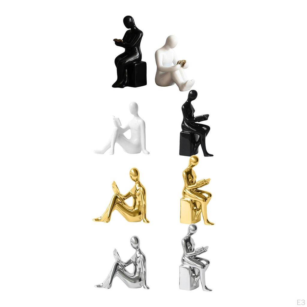 Bookends Book Ends Abstract Aesthetic Elegant Supports Statue Accent Sculpture Decor Stoppers