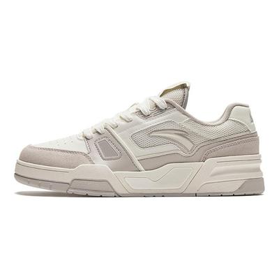 Flame 5 Bequeme Rutschfeste Langlebige Low-Top Skate Schuhe Damen Sneaker Weiß Grau 122428081-6