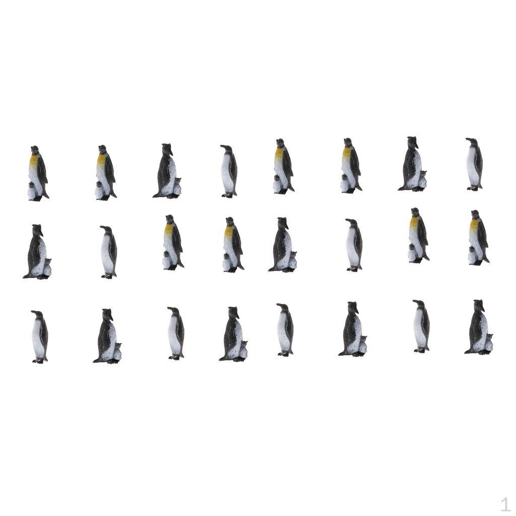 

Фигурка животного 1,8 дюйма, фигурки пингвинов, имитационные игрушки для раннего обучения для детей и малышей 3 лет