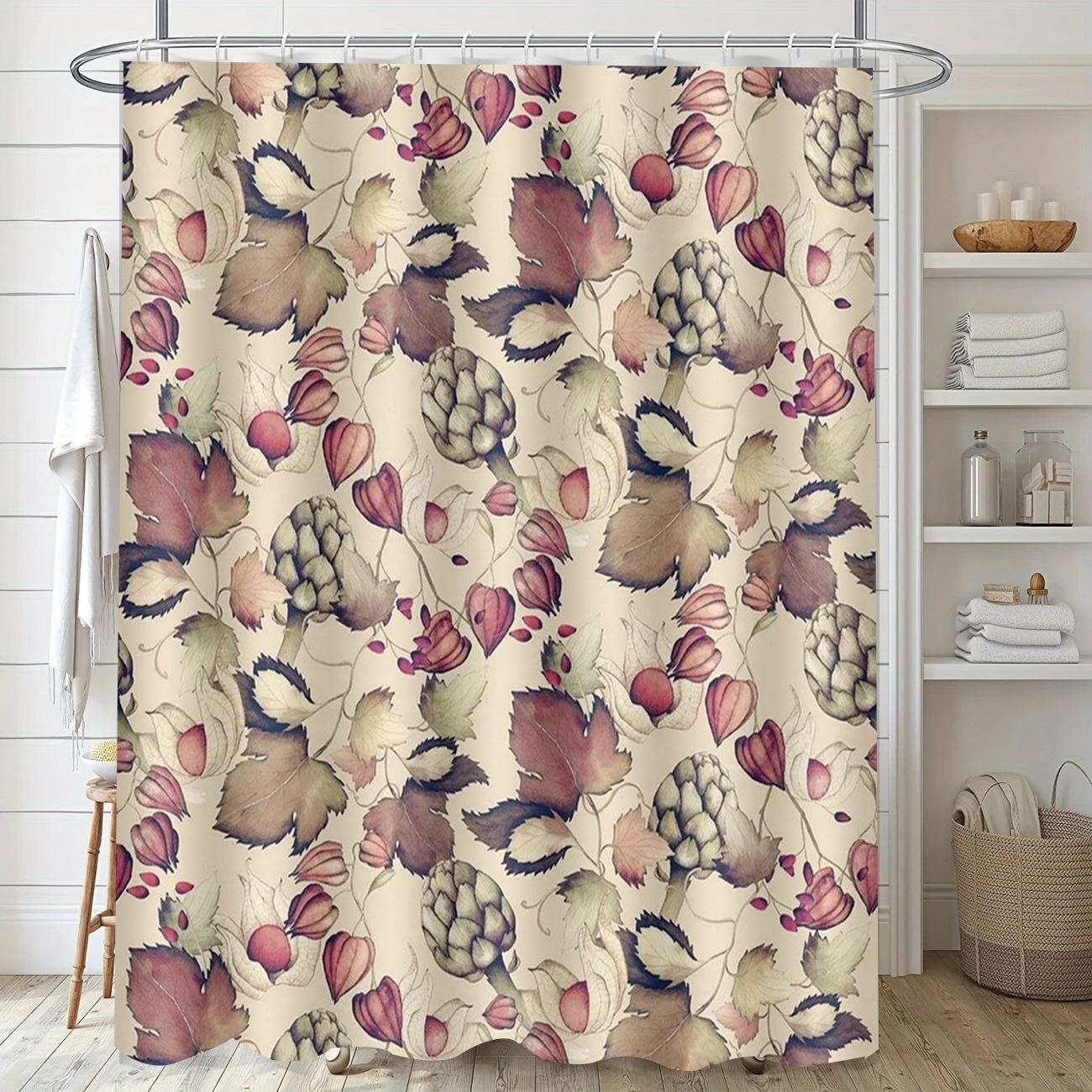 

Cooling Watermelon Washable Dirt-Resistant Shower Curtain Shower Head Waterproof Polyester Bath Curtain For Home Decor W60H190(CM)-1 Pcs