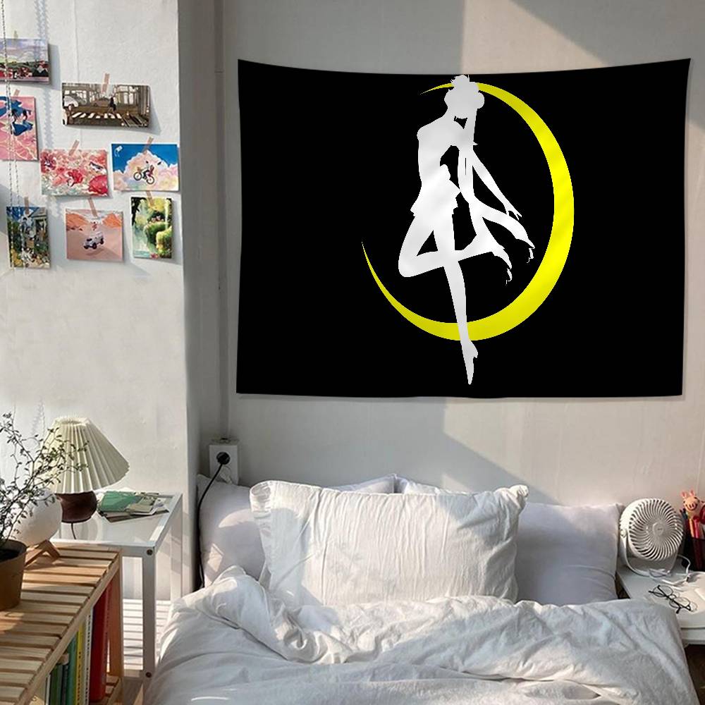 Anime RRole SSailor MMoon Hanging Bohemian Tapestry Cheap Hippie Wall Tapestries Mandala Wall Hanging Home Decor