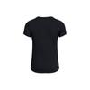 Under Armour Vanish Elite Vent Solid Color Fitted Training Breathable Short Sleeve T-Shirt Women Tops Black 1383638-001