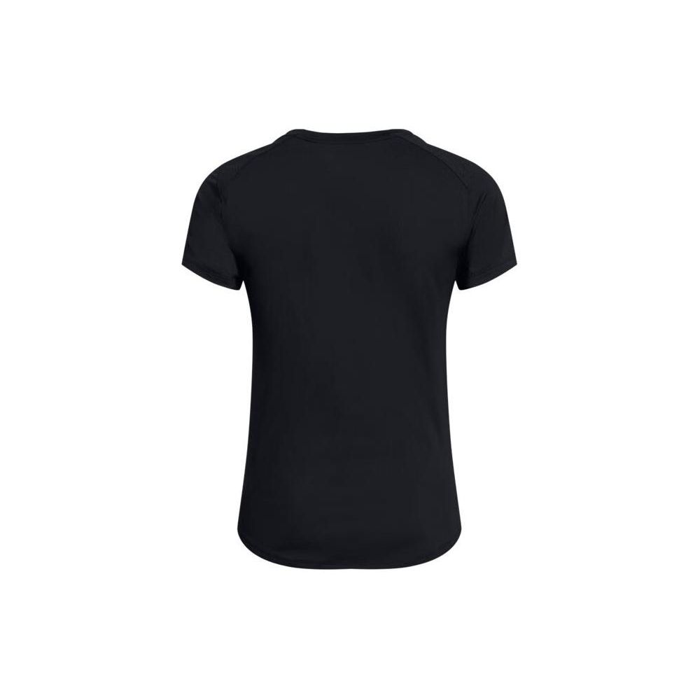 Under Armour Vanish Elite Vent Solid Color Fitted Training Breathable Short Sleeve T-Shirt Women Tops Black 1383638-001