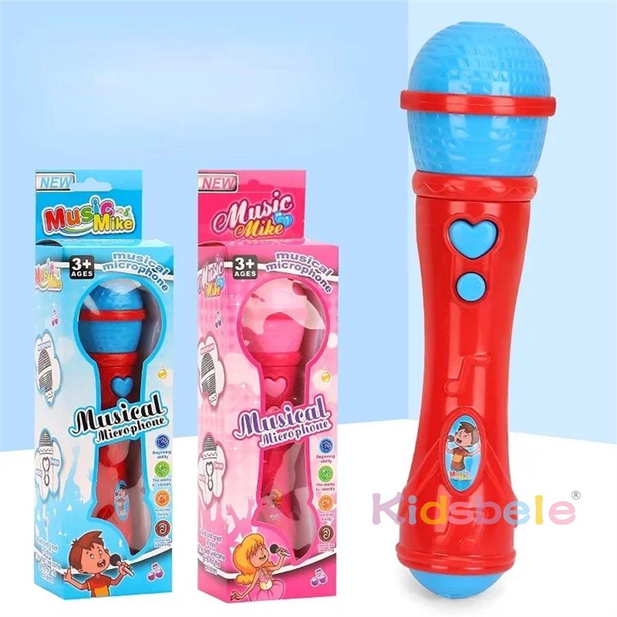 Children's Toy Microphone Musical Voice Output Children's Gift Karaoke Music Instruments Toy Kids Microphone For Kids Toddler