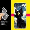 Cat-Printed Phone Case For Samsung A14 5G A12 A22 A32 A34 A42 A52 A54 A50 A70 A30 A40 A20E A10S A20S A02S A04S Silicone Cover