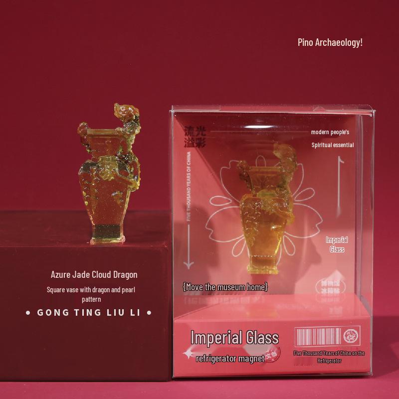 Pinocchio Cultural Palace Porcelain Fridge Magnet - Museum Collection Toy Model