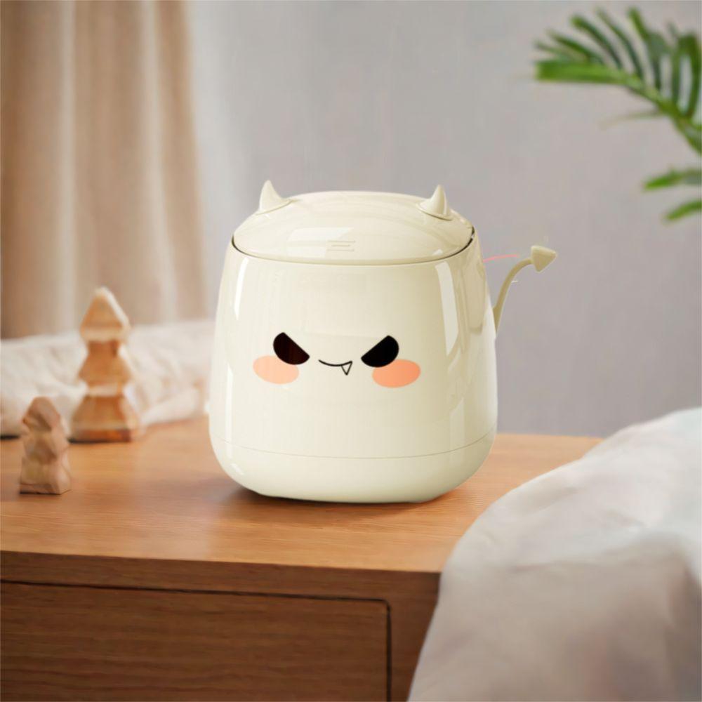 Simple Design Mini Trash Can Cartoon Dust Bin Stylish Desktop Trash Can Car