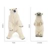 Standing Polar Bear Animal Miniature Pvc Figurines Set With Static Models For Home Decor And Collectors