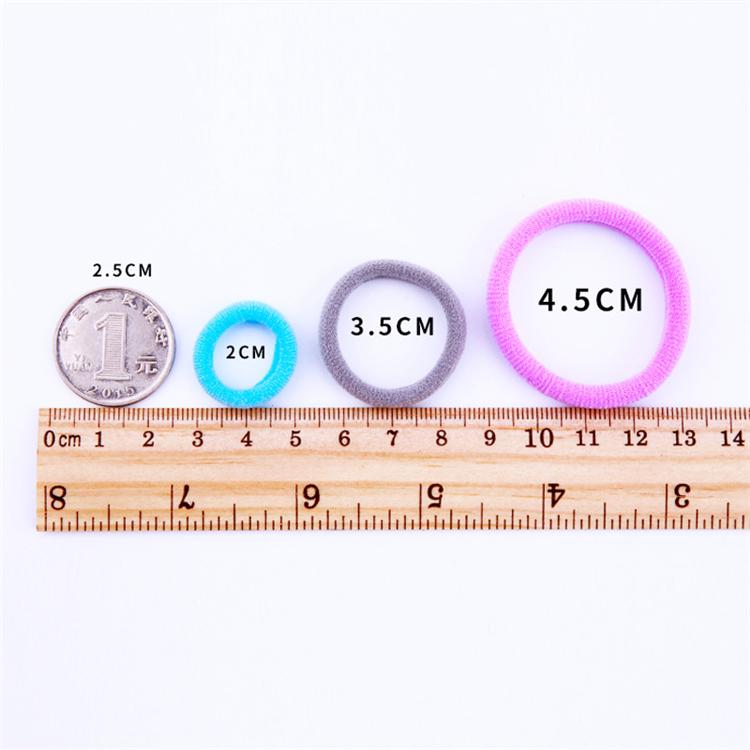 100pcs Kid Small Hair Bands Baby Girl Children Headbands Colorful Elastic Nylon Scrunchie Hair Rope
