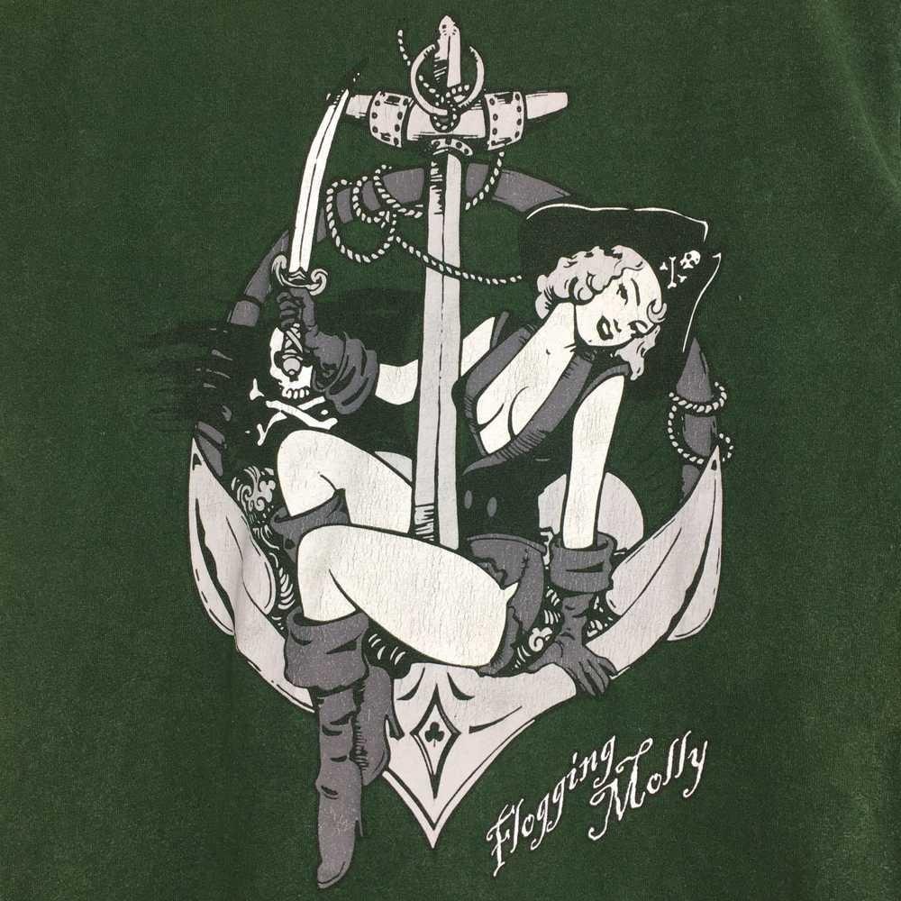 Винтажная футболка Flogging Molly Концертная Панк-рок Футболка Унисекс XL