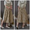 Floral Printed Household Work Apron Cotton Waiter Extended Aprons Kitchen Cooking Apron  Garden