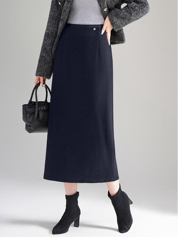 2025 Winter High-Waist Slimming Pencil Skirt