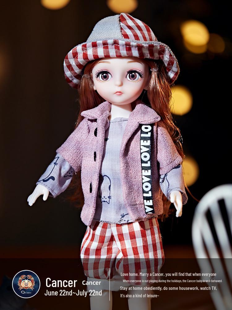 DIY Princess Constellations Vinyl Doll - 13 Joint Movable Toy