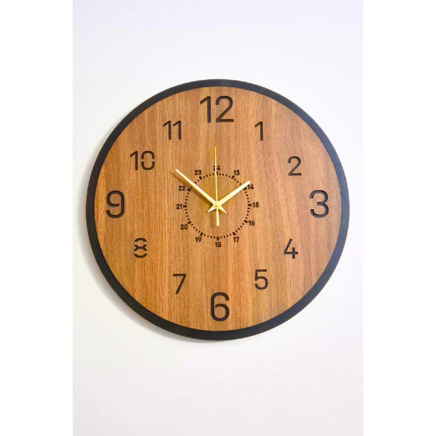 

Деревянный черный, белый, ореховый цвет, номер дизайна, детальный стильный внешний вид, бесшумные настенные часы