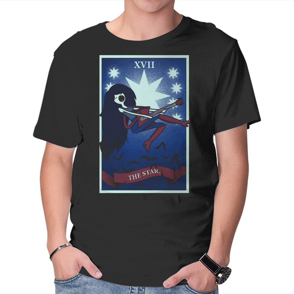 Unisex Crew Neck T-Shirt Vampire Queen Of Ooo Graphic Short Sleeve Casual Tee XXXXL