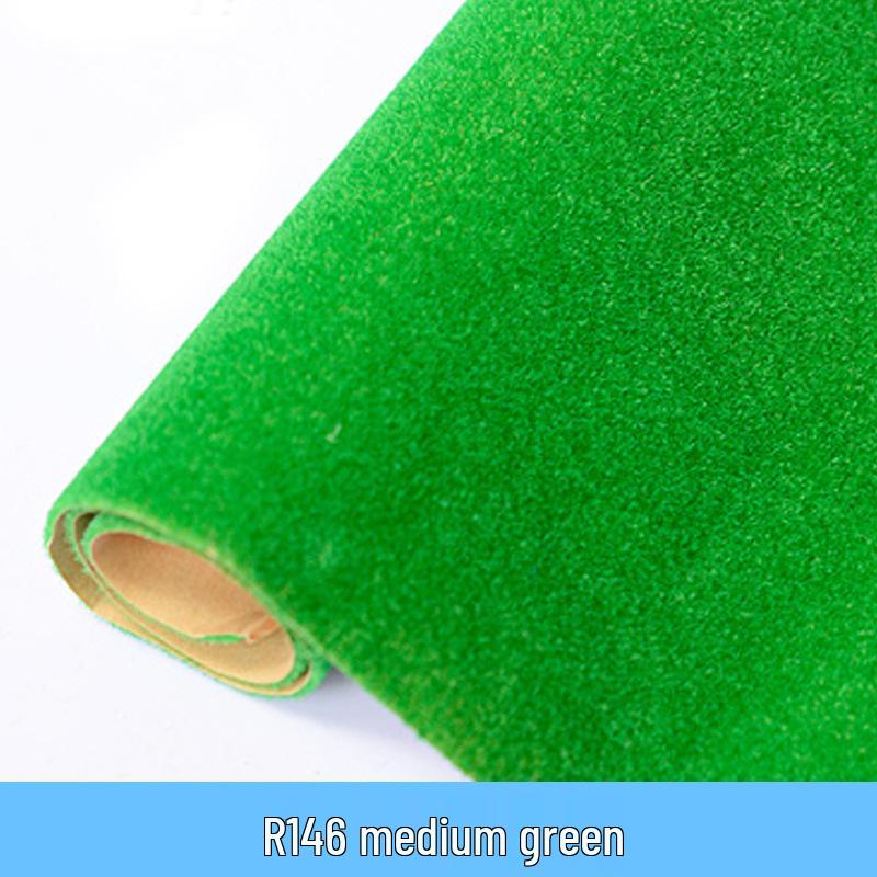 Model Turf Flocked Nylon Lawn: Simulation Grass for Miniature Landscape & Train Scenery