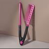1pcs V-Shaped Hair Straightening Comb DIY Hairdressing Straightener Hairdressing Beauty Tools