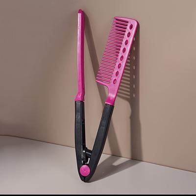 1pcs V-Shaped Hair Straightening Comb DIY Hairdressing Straightener Hairdressing Beauty Tools