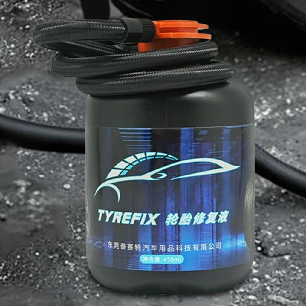 American Valve Car Tire Repair Sealant 450ml Vacuum Tire Inner Tube Repair Glue Air Filler Sealant Rubber Tire Repair Liquid