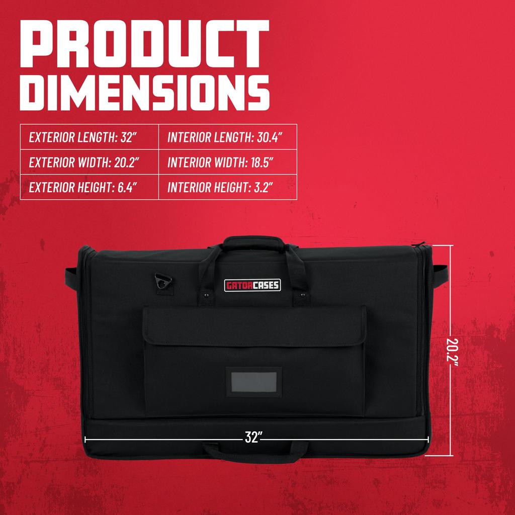 GATOR LCD (liquid Crystal Display) Carrying Bag LCD Tote Series 27~32 Inches G-LCD-TOTE-MD []