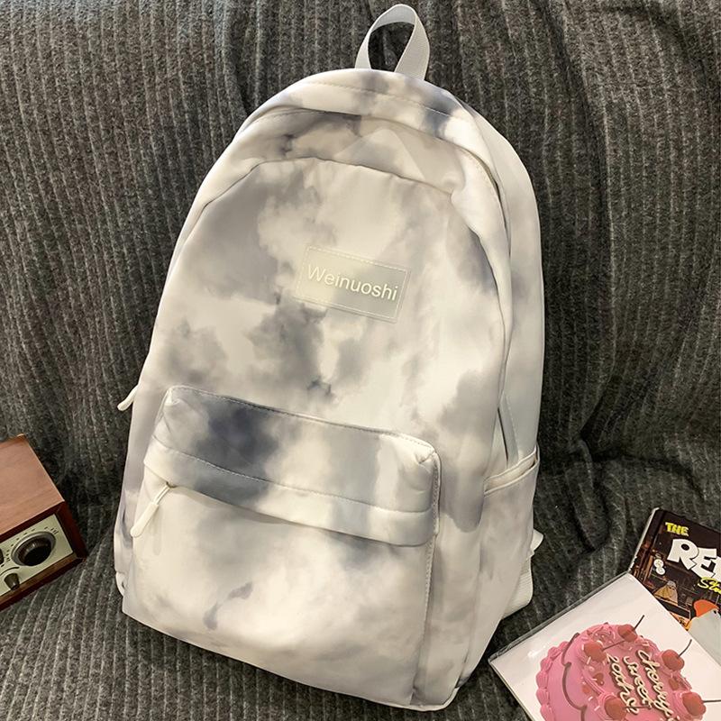 

Детские школьные ранцы для девочек начальной школы, для девочек-подростков средней школы, школьные рюкзаки с принтом тай-дай и галстуком