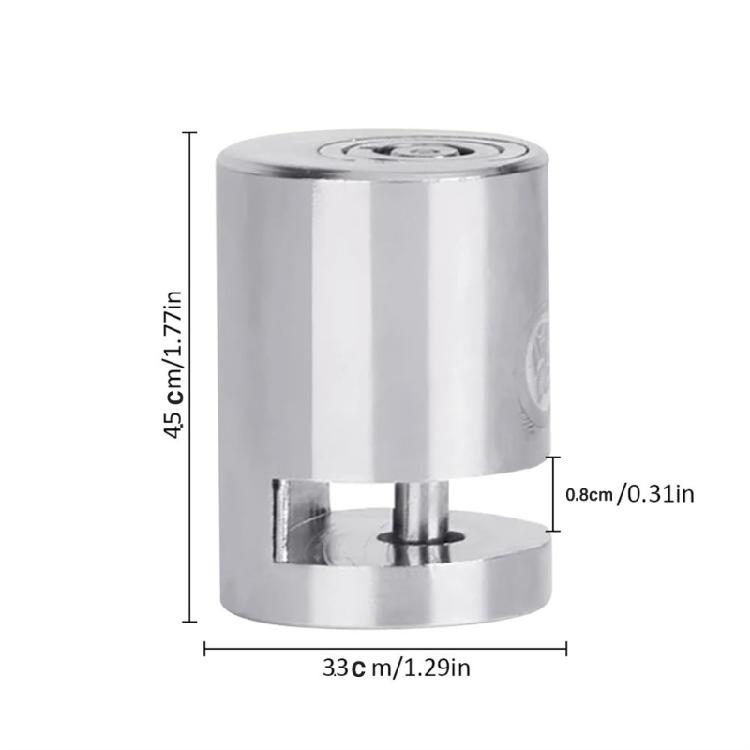 Alloys Bicycles Disc Lock with Visual Deterrentd Simple Installation Universals Fit for Commuters Electric Bikes