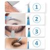 2/4Pcs Eyebrow Tweezer Colorful Hair Beauty Fine Hairs Puller Stainless Steel Slanted Eye Brow Clips Removal Makeup Tools