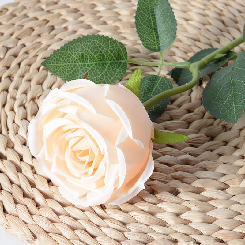 Retro Simulated Single Rose Multiple Colors Suitable For Wedding And Decor Home