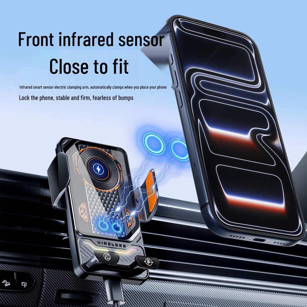 2026 Smart Induction Wireless Charging Car Phone Mount & Navigation Holder