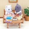 Sylvanian Families Persian Cat Girl Doll Gray 3 Years and Up Toy Dollhouse