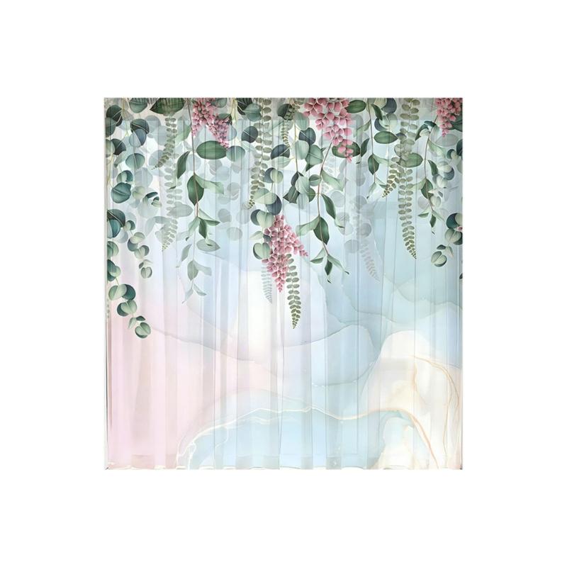 

Privacy Enhancing Sheer Window Curtain Designed To Filter Light And Block Views For Bedroom Or Living Room 100x130cm