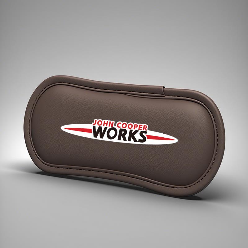 

MINI Car Leather Pillow Car Knee Pad Elastic Memory Foam Leg Pad For MINI Cooper S Works JCW R55 R56 R50 R53 R60 R61 F54 F55 F56