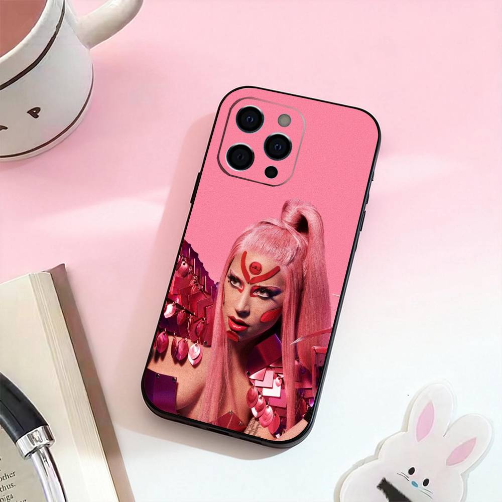 L-Lady Singer G-Gaga Phone Case Silicone Soft For IPhone 17,16,15,14,13,12,11,XS,Plus Pro Max