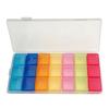 21-Slot  Storage Case Detachable Colorful Tablets Container   Tablet Dispenser  Health Care
