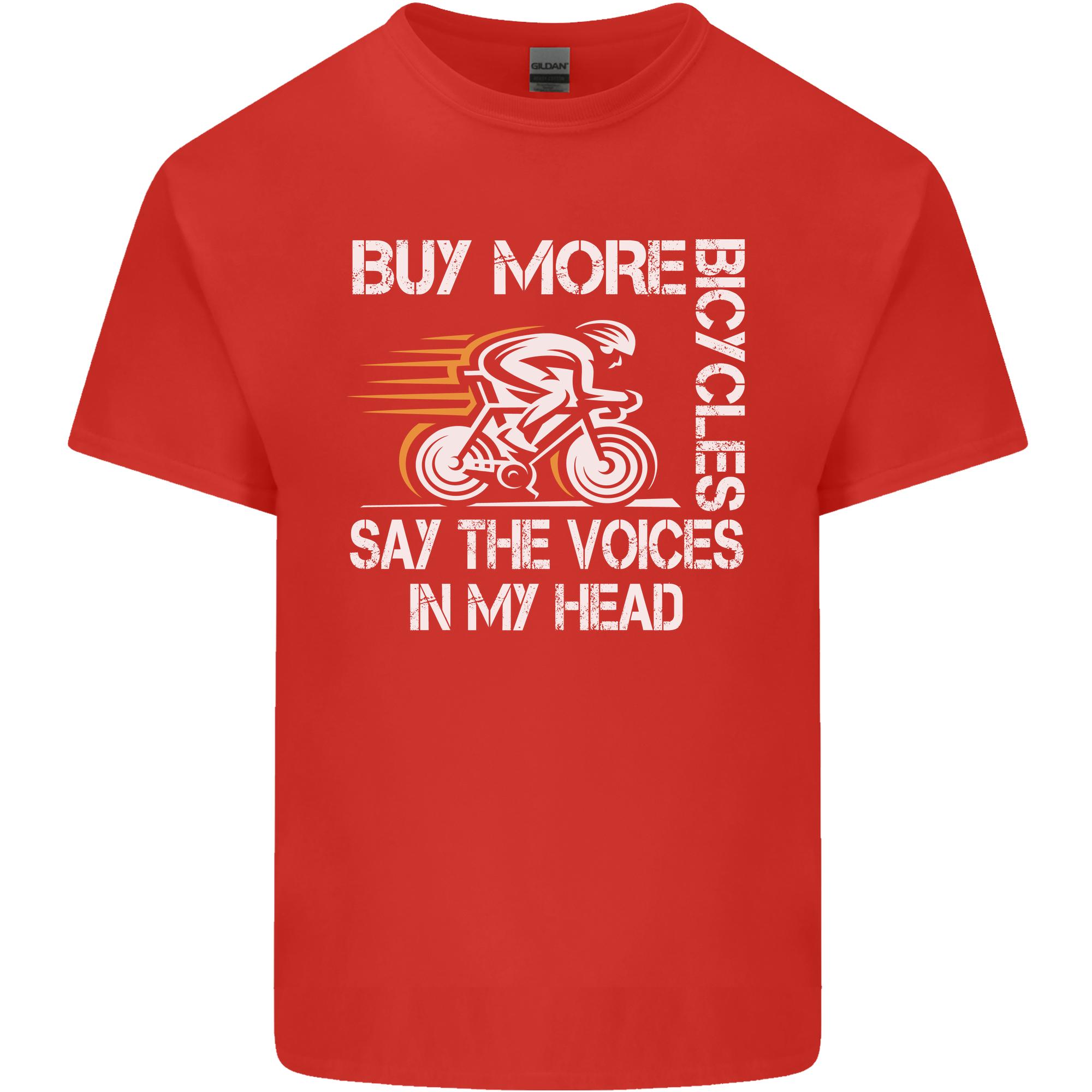 Cycling Buy More Bicycles Funny Cyclist Unisexs Light Cotton TShirt S