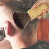 15cm Barber Neck Duster Brush Facial and Hair Remover Accessories Multipurpose Wooden Handle