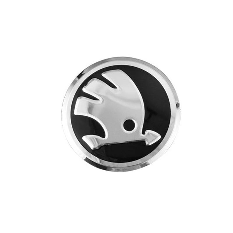 

2025 New 4Pcs Car Emblem Wheel Hub Caps Stickers Decoration For Skoda Octavia Kodiaq Enyaq iV Kamiq Scala Superb Fabia Rapid Cit