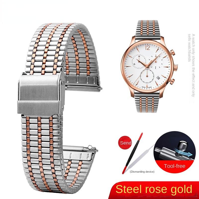 For Any Brand Quick Release Spring Bar Stainless Steel Watch Strap 18 20mm 22mm Safety Buckle Men Watchband Bracelet Accessories