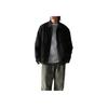 Li Ning Outdoor Series CF Water Series Solid Color Zipper Polo Loose Jacket Men jackets Black AJDU281-4